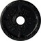 Ekena Millwork Antioch Ceiling Medallion (Fits Canopies up to 3 1/2"), 18"OD x 3 1/2"ID x 1 3/8"P, Jet Black CM18SEBLF - alternate 1